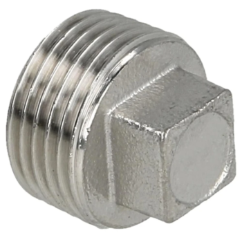 4-kant plug 1 1/2'' Bu RVS