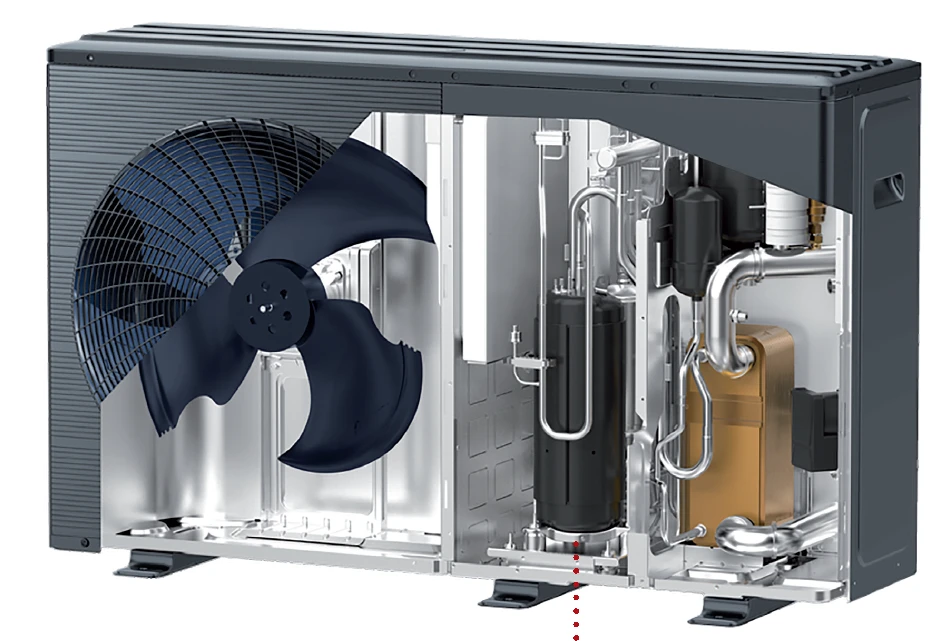 Airwell Wellea M HT R290 lucht-water warmtepomp - 8 kW - Afbeelding 6