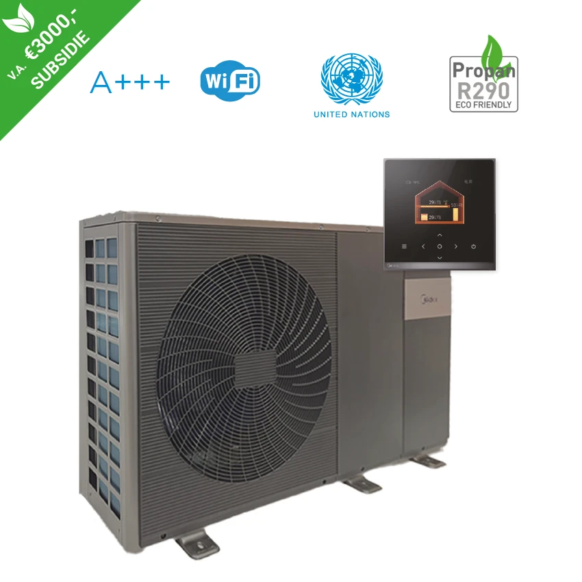 Midea Arctic Monoblok R290 lucht-water warmtepomp - 8 kW