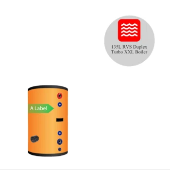 RVS boiler / tapwater voorraadvat TURBO XXL-LE2 -135L
