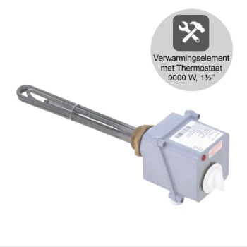 Elektrisch verwarmingselement - 9 kW 400V met thermostaat