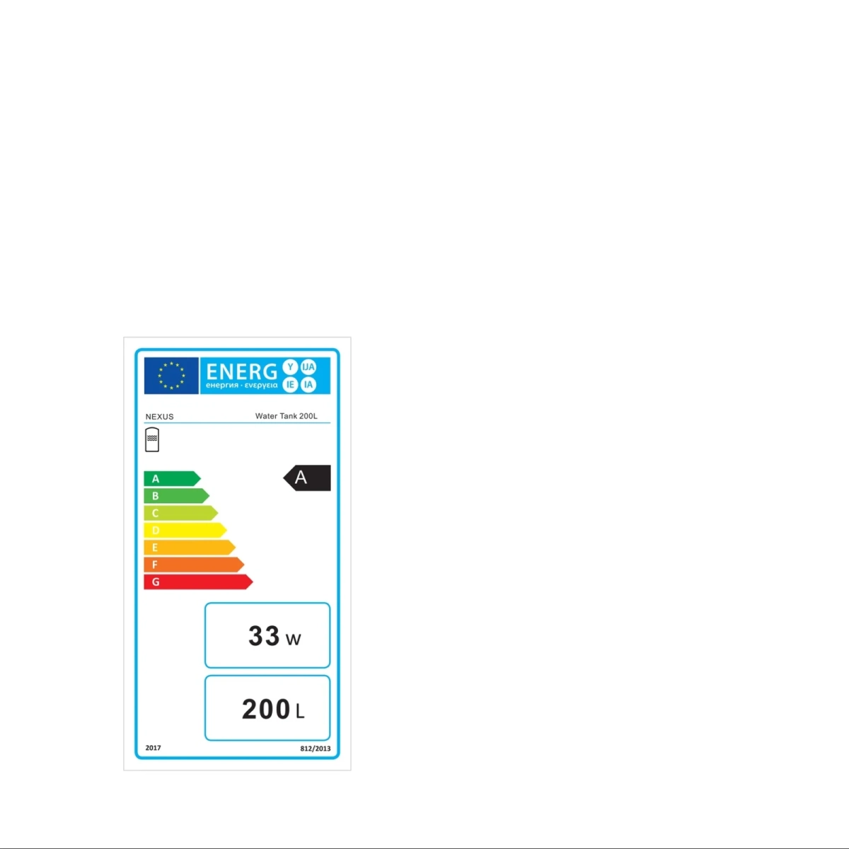 RVS boiler black - 1 XL 28mm warmtewisselaar - 200L - Afbeelding 2