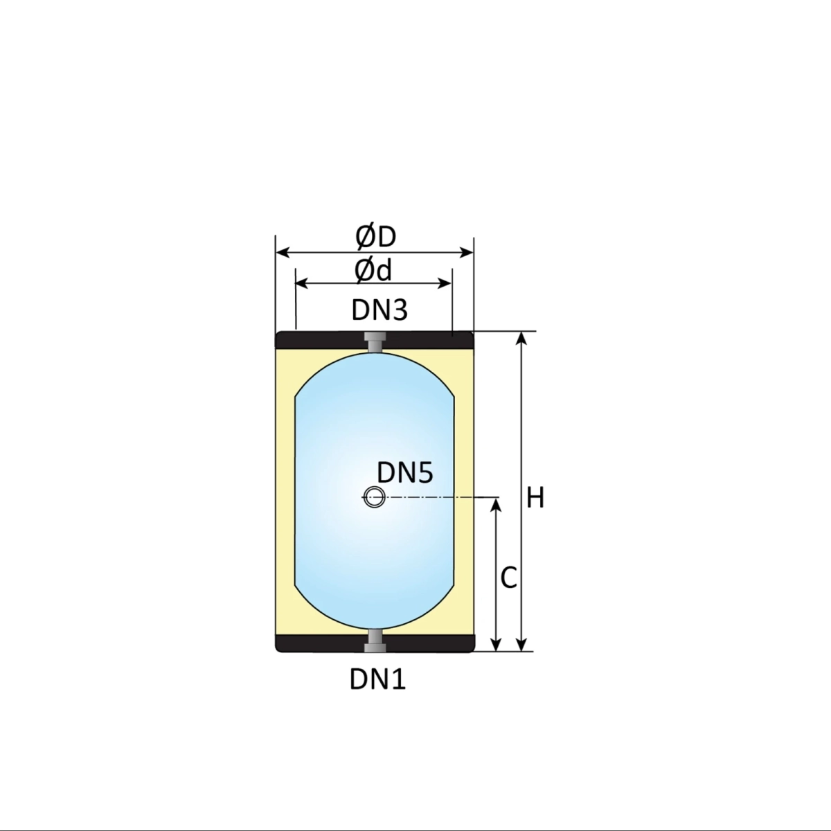 RVS buffervat BT-25/WM - 25L - Afbeelding 6
