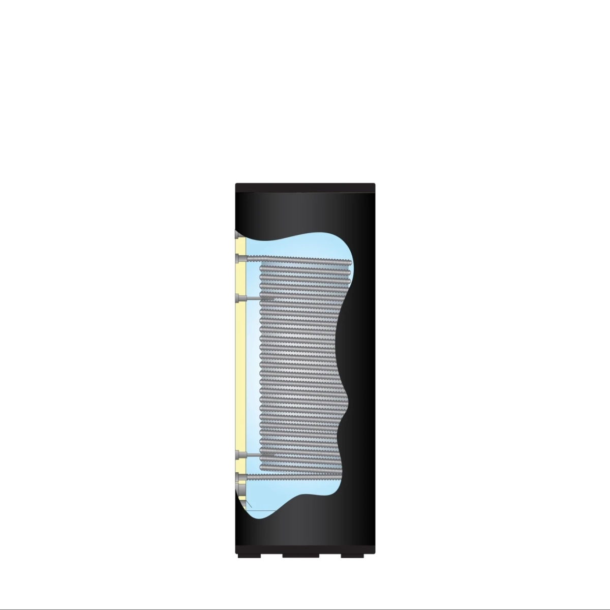 RVS Black Inline boiler - 1 XL 32mm warmtewisselaar - 300L - Afbeelding 4