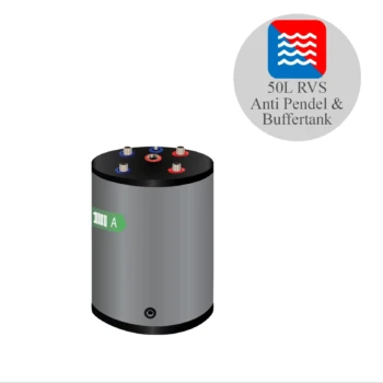 DUPLEX RVS buffervat PWT-50 - 50L