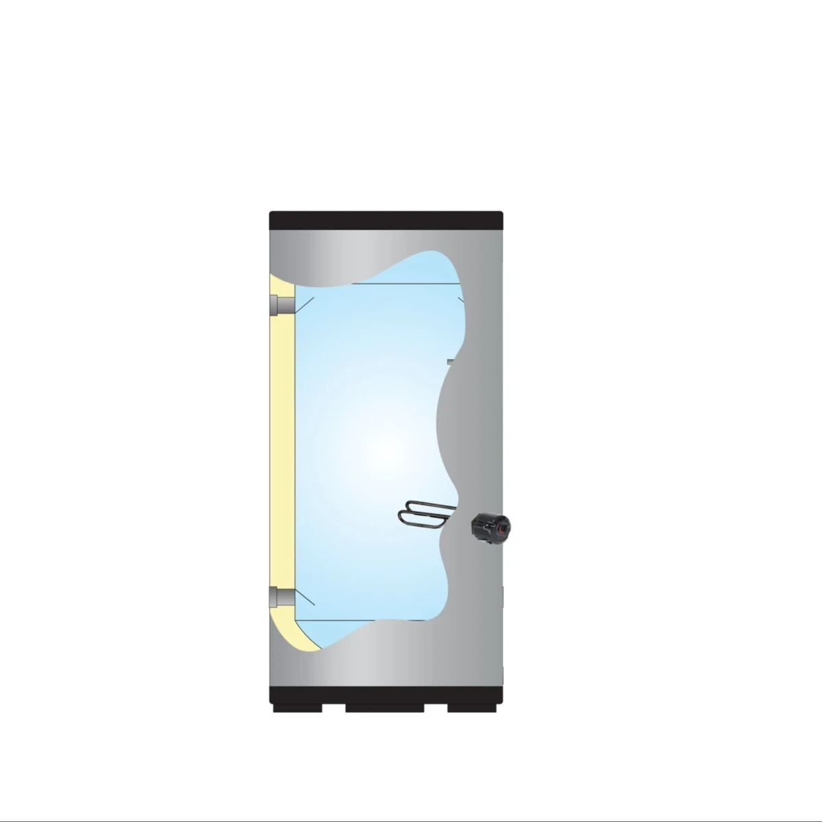 RVS buffervat BT-100 - 100L - Afbeelding 3