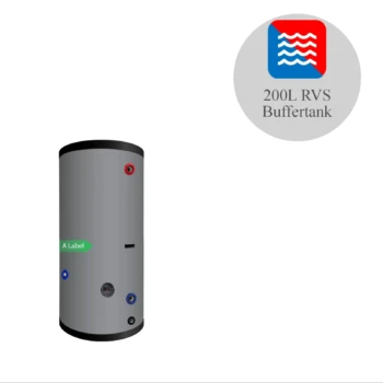 DUPLEX RVS buffervat PWT-200 - 200L
