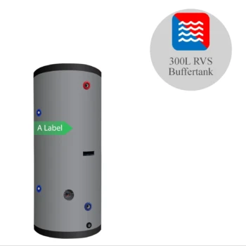 DUPLEX RVS buffervat PWT-300 - 300L