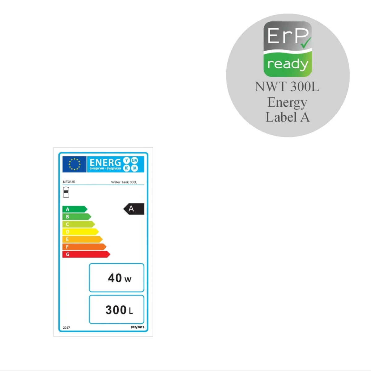 DUPLEX RVS buffervat PWT-300 - 300L - Afbeelding 2