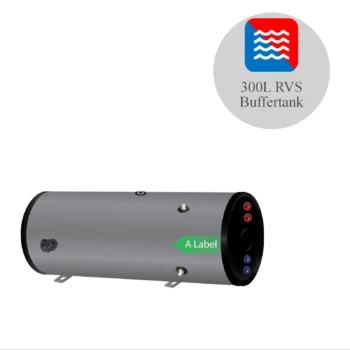 DUPLEX RVS buffervat PWT-500H horizontaal - 500L