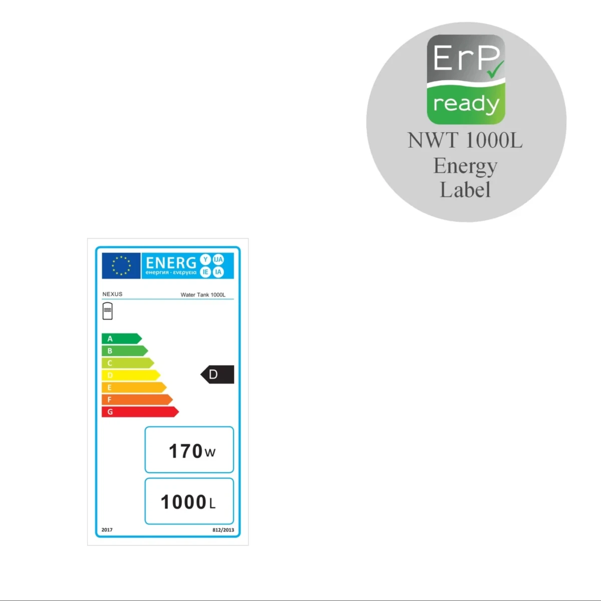 DUPLEX RVS buffervat PWT-1000 - 1000L - Afbeelding 2