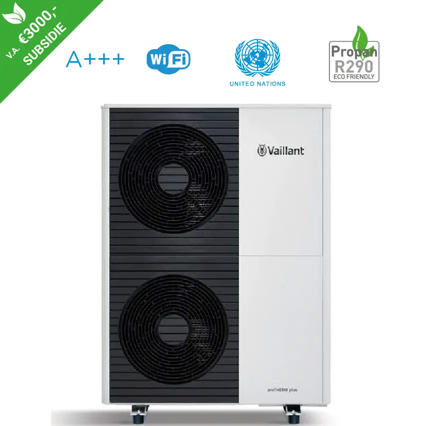 Vaillant AroTHERM plus VWL 105/6 Propaan R290 lucht/water warmtepomp - 9.2 kW