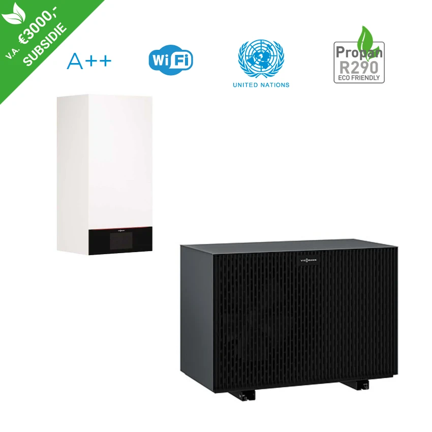 Viessmann Vitocal warmtepomp 250A - 251.A08 - 230V - 5.6 kW